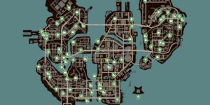 Saints Row The Third Remastered interactive map filtered to show only Collectibles markers