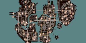 Saints Row The Third Remastered interactive map filtered to show only Purchasable Property markers
