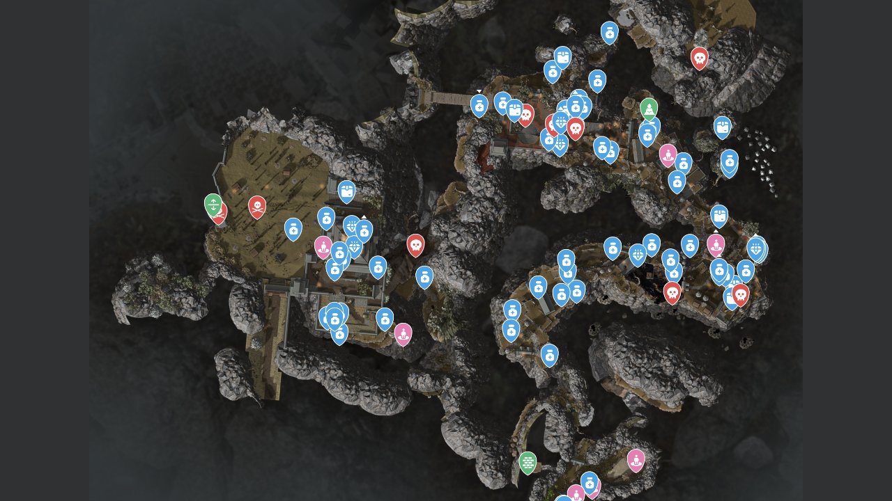 Sekiro Shadows Die Twice interactive map screenshot