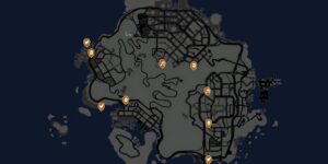 Sleeping Dogs Definitive Edition interactive map filtered to show only Activities markers