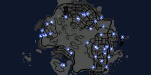Sleeping Dogs Definitive Edition interactive map filtered to show only Locations markers