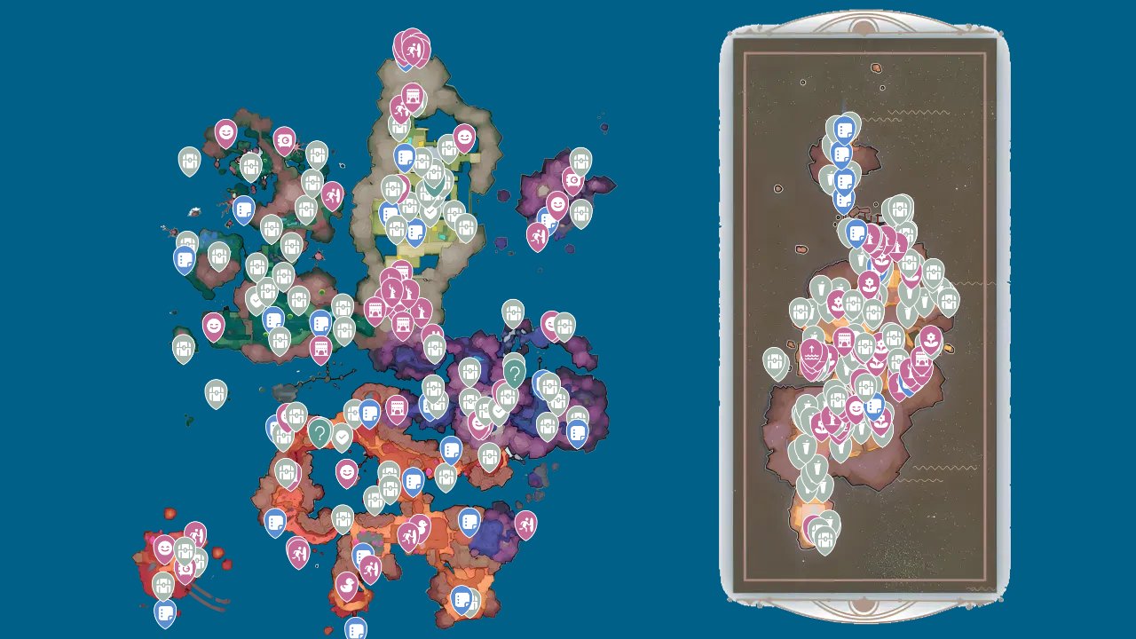 Slime Rancher interactive map screenshot