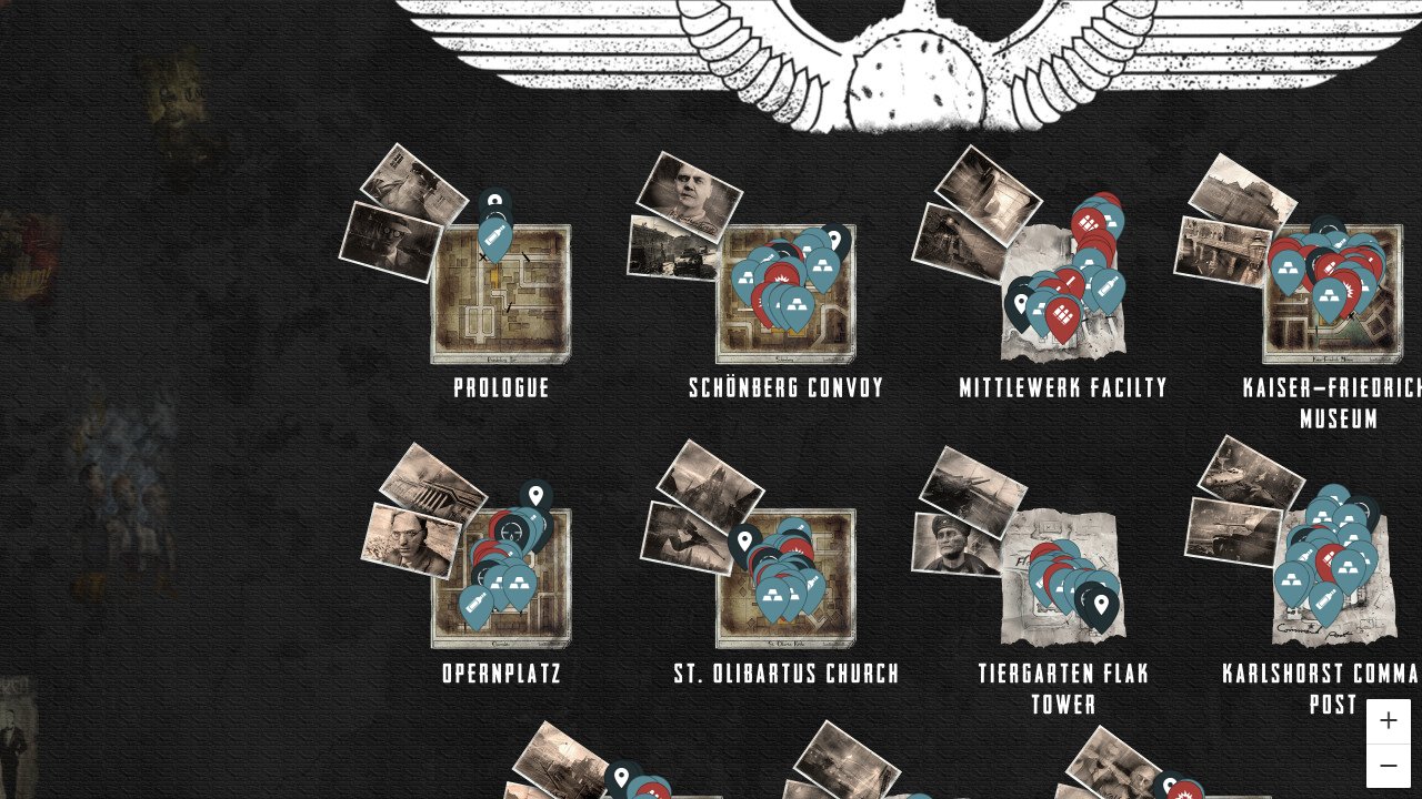 Sniper Elite V2 interactive map screenshot