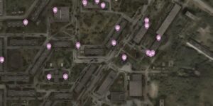 Stalker Call Of Pripyat interactive map filtered to show only Collectibles markers