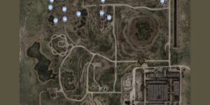 Stalker Call Of Pripyat interactive map filtered to show only Items markers