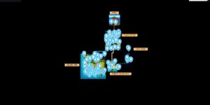 Stardew Valley interactive map filtered to show only Point of Interests markers