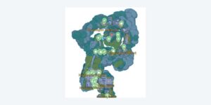 Starsand Island interactive map filtered to show only Plants markers