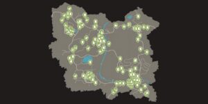 State Of Decay 2 Juggernaut Edition interactive map filtered to show only Outpost markers