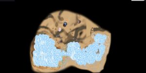 Subnautica 2 interactive map filtered to show only Fauna markers