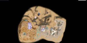 Subnautica 2 interactive map filtered to show only Lead markers
