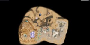 Subnautica 2 interactive map filtered to show only Lithium markers