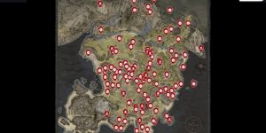 Tainted Grail The Fall Of Avalon interactive map filtered to show only Enemies markers