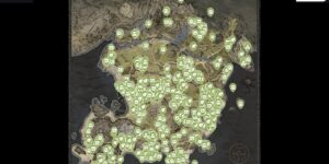 Tainted Grail The Fall Of Avalon interactive map filtered to show only Loot markers