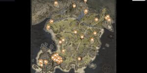 Tainted Grail The Fall Of Avalon interactive map filtered to show only Quests markers
