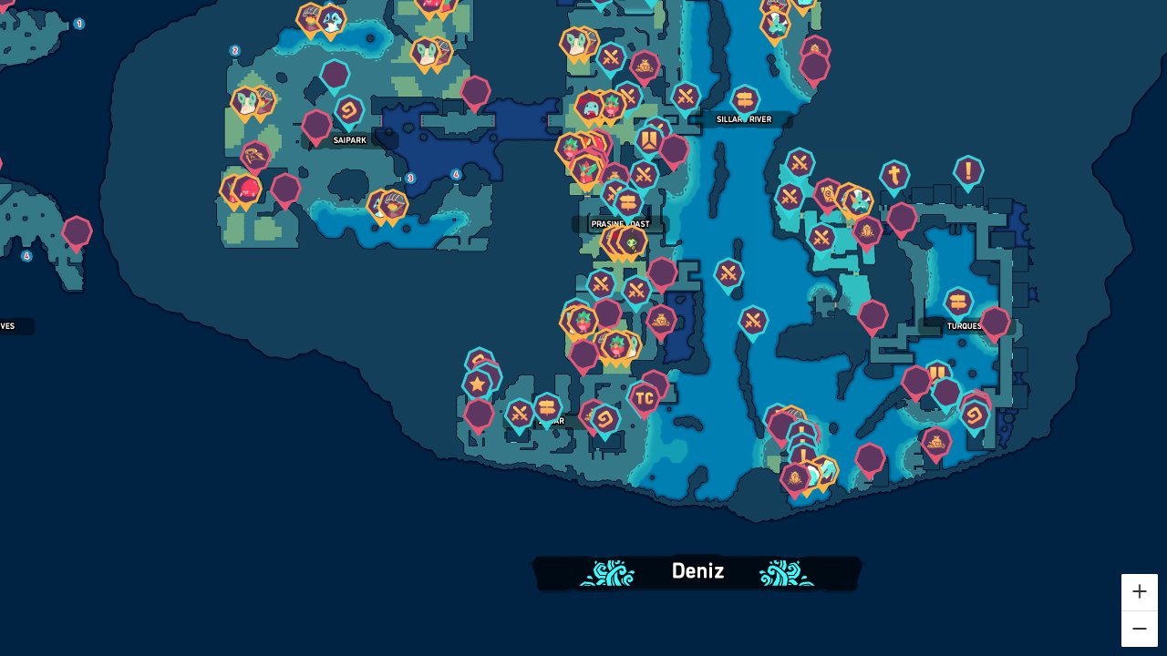 Temtem interactive map screenshot