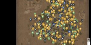 The Blood Of Dawnwalker interactive map screenshot