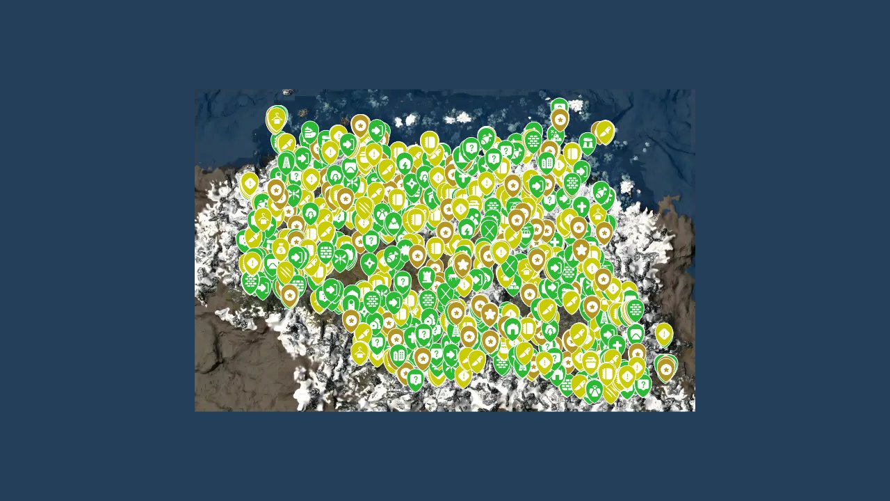 The Elder Scrolls V Skyrim Special Edition interactive map screenshot