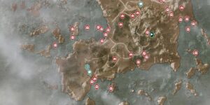 The Witcher 3 interactive map screenshot