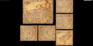 The Witcher interactive map filtered to show only NPC markers
