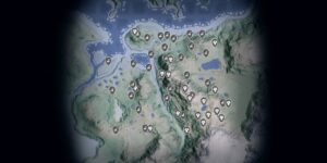 theHunter: Call of the Wild interactive map filtered to show only Collectibles markers