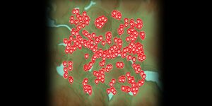 theHunter: Call of the Wild interactive map filtered to show only Huntable Animals markers