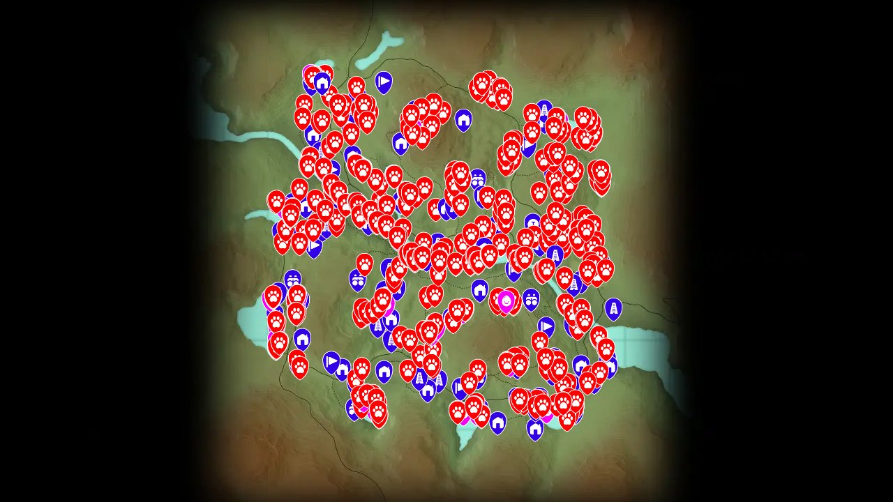 theHunter Call of the Wild interactive map screenshot