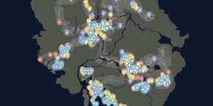 Tomb Raider interactive map screenshot