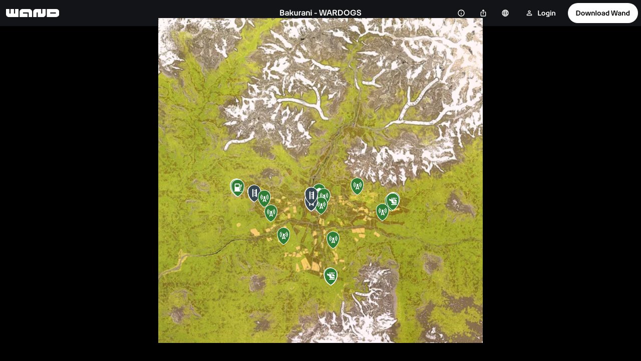 Wardogs interactive map screenshot