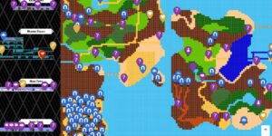 Zelda 2 The Adventure Of Link interactive map screenshot