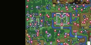 Zelda A Link To The Past interactive map screenshot